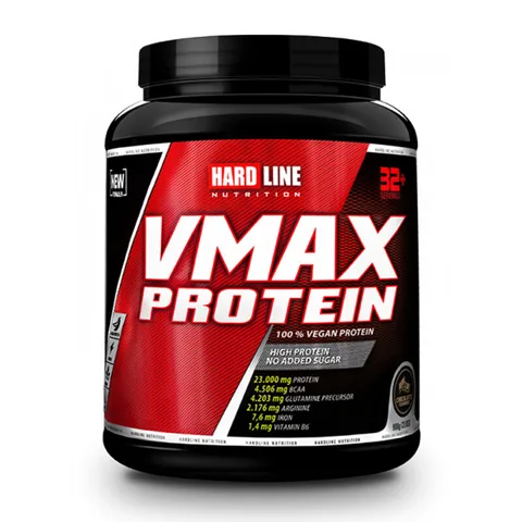 Hardline Vmax pflanzliches Schokoladenproteinpulver 908g
