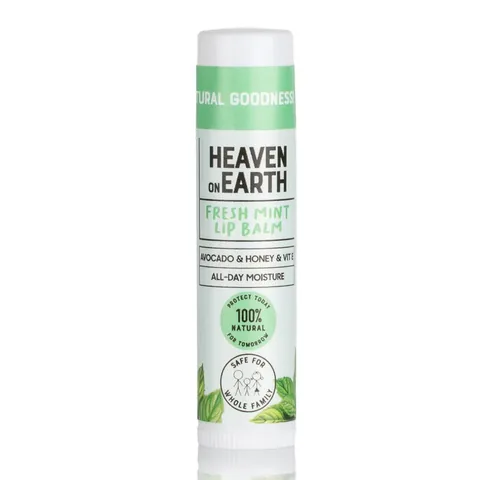 Heaven on Earth %100 Natural And Organic Ingredients Lip Balm 5 gr - Fresh Mint