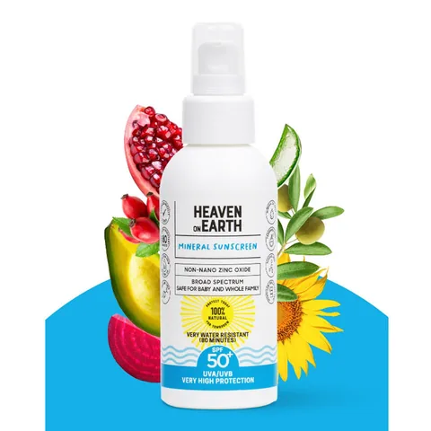 Heaven On Earth SPF 50+ Mineral Sonnencreme - 100ml