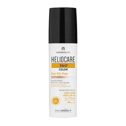 Heliocare 360 Color Gel SPF50+ Öl-freie Sonnencreme - Beige 50ml