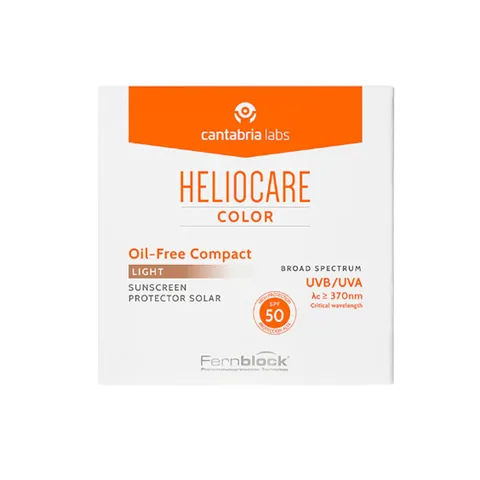 Heliocare Color SPF 50 Ölfreier Kompaktpuder - Helle Nuance 10g