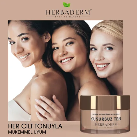 Herbaderm هيرباديرم مكياج قاعدة + كريم أساس + خافي عيوب 30 مل
