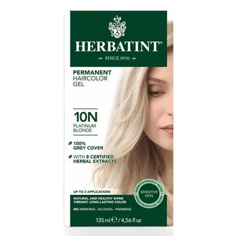 Herbatint صبغة شعر هيرباتينت 10 ن أشقر بلاتيني