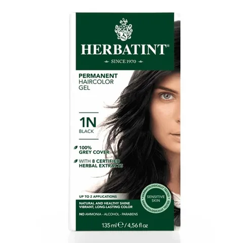Краска для волос Herbatint 1N Черный