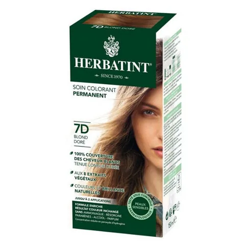 Herbatint Hair Color 7D Blond Dore