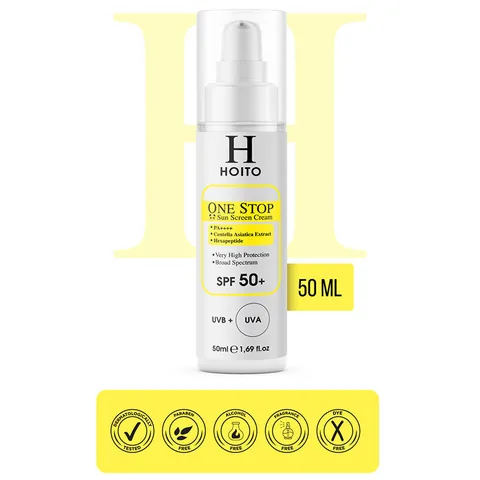 Крем для загара Hoito One Stop Sun Screen SPF50+ 50 мл