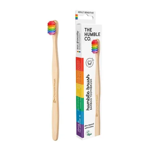 Humble Brush umweltfreundliche Bambuszahnbürste mit weichen Borsten