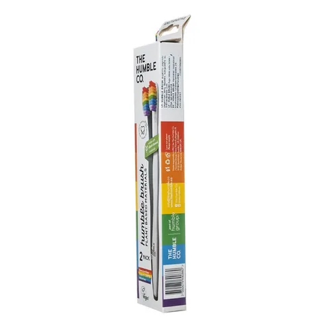 فرشاة أسنان نباتية فائقة النعومة 2-pack من هامبل برش Humble Brush