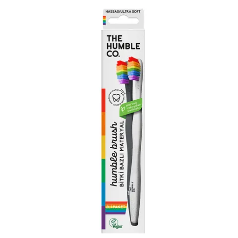 Humble Brush Plant-Based Toothbrush - Ultra Soft 2-pack