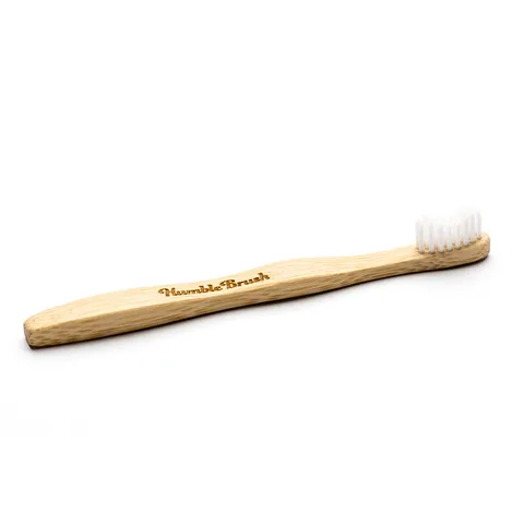 Humble Brush Natural Soft Toothbrush For Children - White