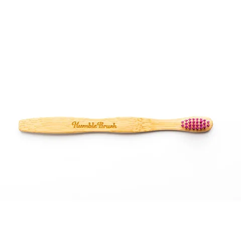 Humble Brush فرشاة أسنان همبل براش الطبيعية الناعمة للأطفال أرجواني