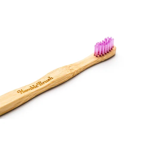 Humble Brush فرشاة أسنان همبل براش الطبيعية الناعمة للأطفال أرجواني