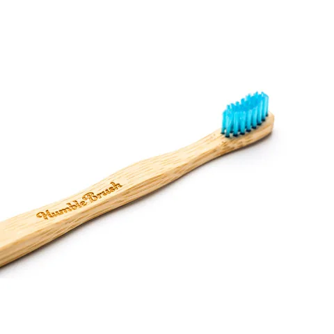 Humble Brush فرشاة أسنان همبل براش الطبيعية الناعمة للأطفال أزرق