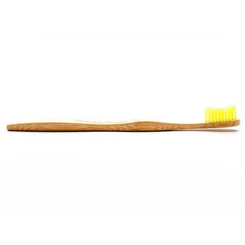 Зубная щетка Humble Brush натуральная мягкая для взрослых - желтая