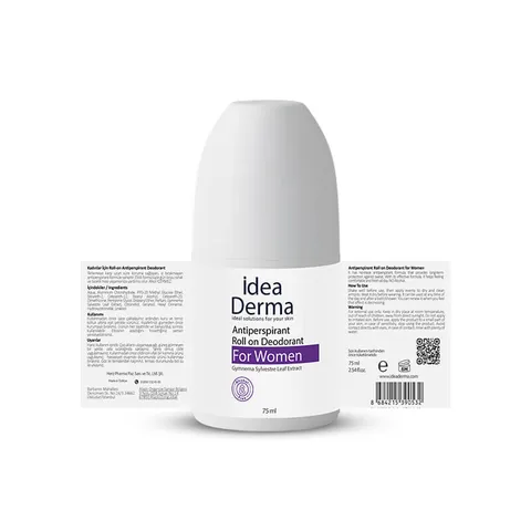 İdea Derma مزيل عرق آيديا ديرما رول أون مضاد للتعرق 75 مل للنساء