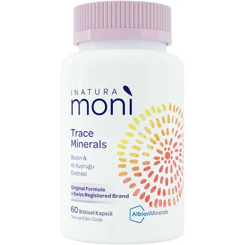 Moni Vitamins كبسولات إناتورا موني ترايس بيوتين ومستخلص ذيل الحصان متعدد الفيتامينات، 60 كبسولة عشبية