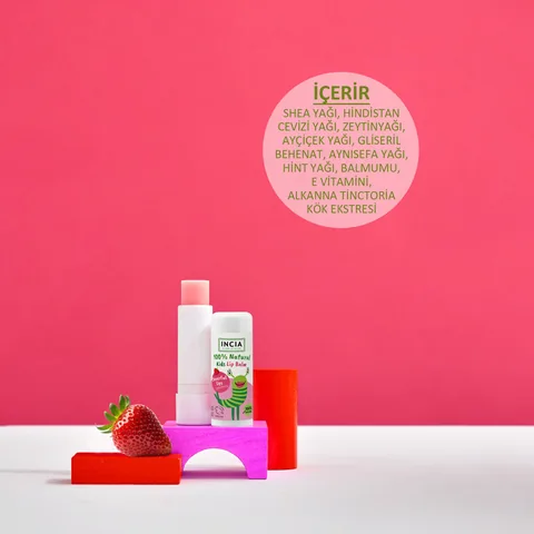 Incia Naturaler Kinder Lippenbalsam - 100% Bio, 6g