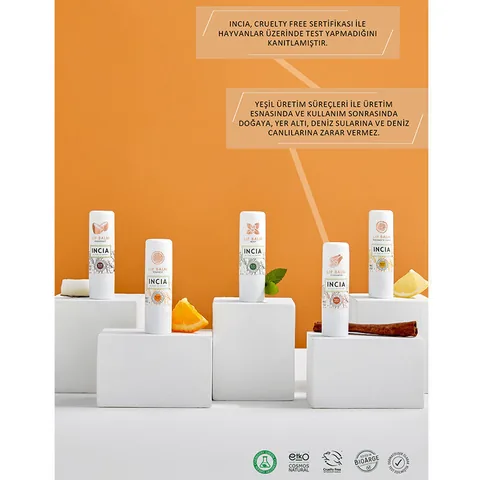 INCIA Zimt Lippenbalsam 6g - Feuchtigkeitsspendend &amp; Beruhigend