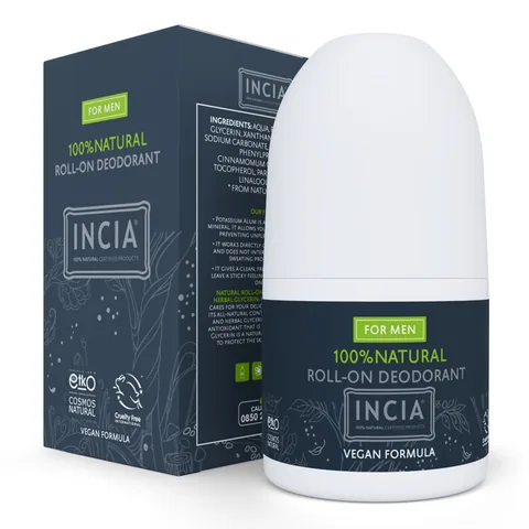 Дезодорант-ролик Incia Natural для мужчин 50 мл