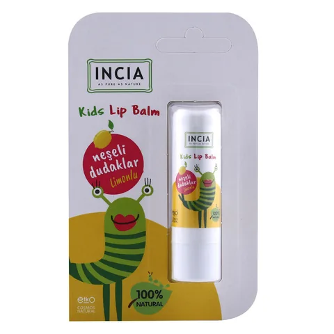 Бальзам для губ Incia Kids Питательный лимон 6 г