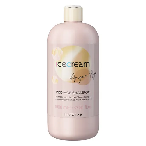 Шампунь Inebrya Ice Cream Argan Age с аргановым маслом 1000 мл