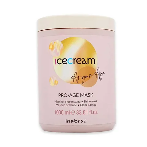 Маска для волос Inebrya Ice Cream Argan Age с аргановым маслом 1000 мл