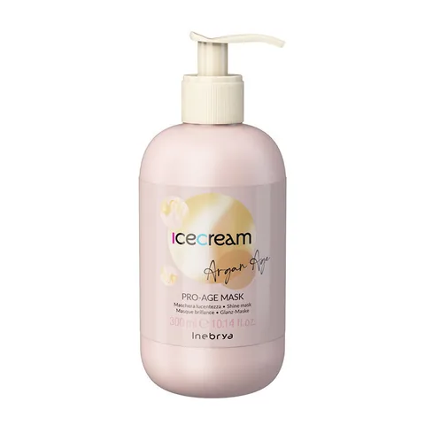 Маска для волос Inebrya Ice Cream Argan Age с аргановым маслом 300 мл