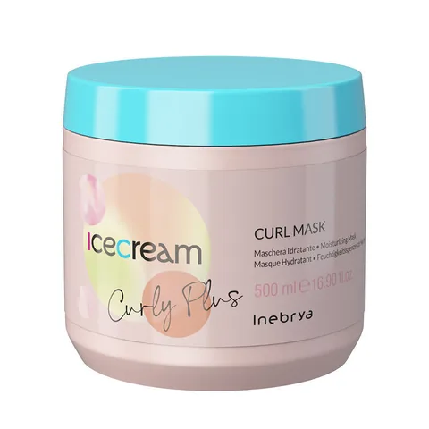 Маска для волос Inebrya Ice Cream Curl Plus Увлажняющая 500 мл