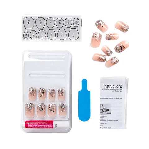 Kiss Gel Fantasy Press-On Nails - KGN01C - Fanciful