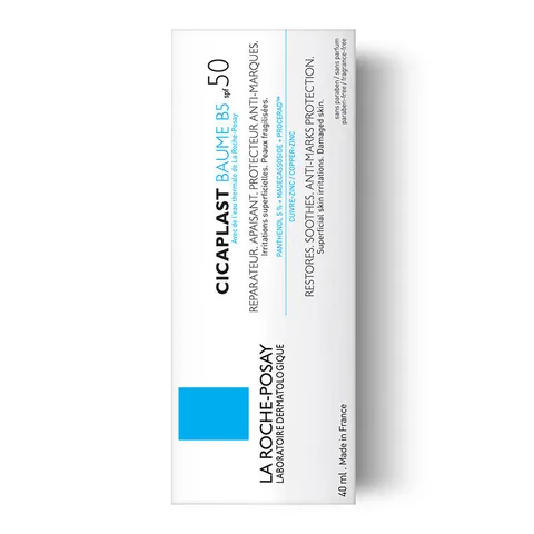 La Roche-Posay كريم لاروش بوزيه سيكابلاست بوم بي 5 بعامل حماية من الشمس 50+ للعناية المهدئة والمصلحة 40 مل