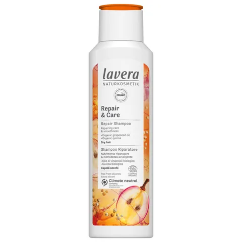 Lavera شامبو لافيرا العضوي للإصلاح والعناية 250 مل