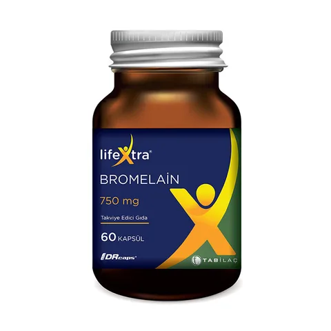 Bromelain-Kapseln für Verdauung und Gelenkgesundheit - 60 Stück