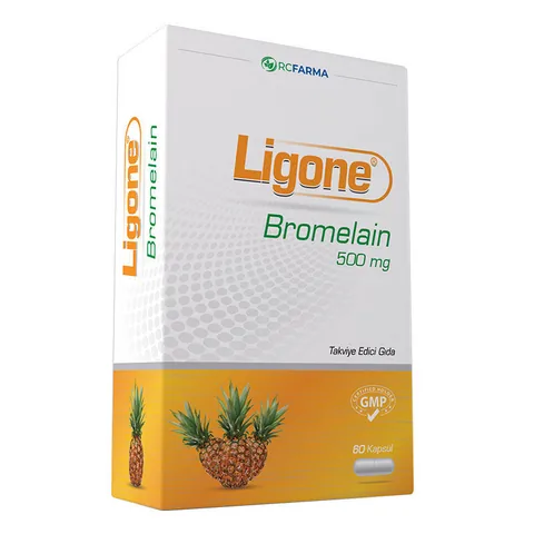 Ligone Bromelain 500mg 60 Capsules