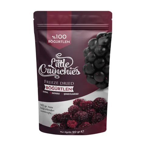 Little Crunchies توت أسود مجفف بالتجميد من ليتل كرانشيز، 20 غرام