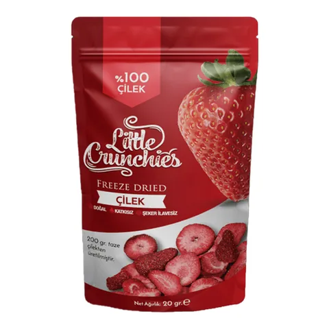 Little Crunchies Gefriergetrocknete Erdbeeren Snack 20g