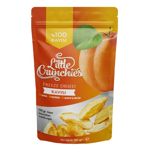 Маленькие хрустящие сушеные абрикосы 30 г от Little Crunchies