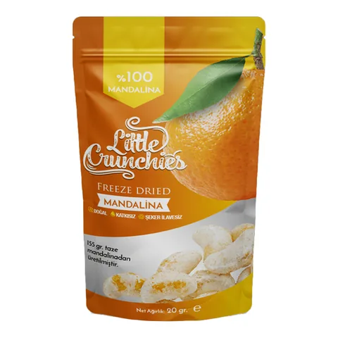 Little Crunchies Gefriergetrocknete Mandarinen Snacks 20g