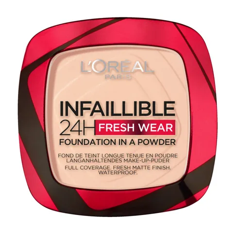 L'Oreal Paris لوريال باريس إنفاليبل 24 ساعة فريش وير 9 غرام 180 وردي رملي