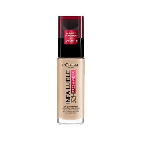 Loreal Paris Infaillible Fresh Wear C Vitamin Foundation 130 True Beige