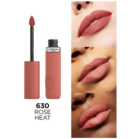L'Oreal Paris لوريال باريس أحمر شفاه سائل مطفي غير لامع رقم 630 5 مل