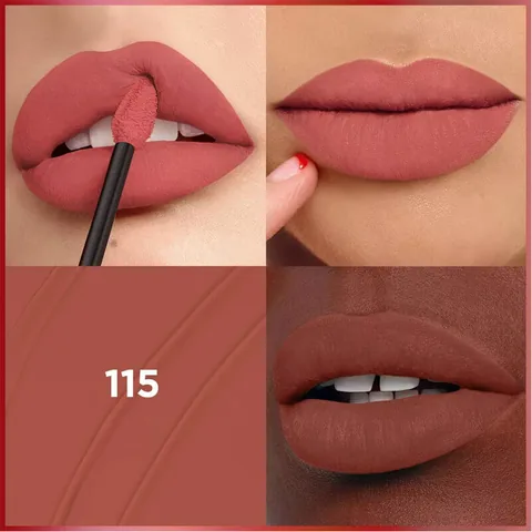L'Oreal Paris أحمر شفاه سائل غير لامع من لوريال باريس 115 غفوة منبهك