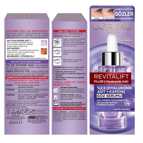 LOreal Paris Revitalift Filler Brightening Eye Serum 20 ml