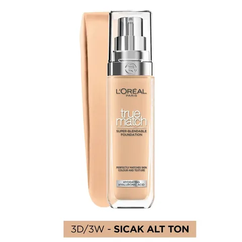 فoundation العناية المتطابقة من لوريال باريس 30 مل 3.d-3.w دافئ دوريه L'Oreal Paris