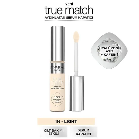 Консилер L'Oréal Paris True Match Равномерное сияние 1 n 11 мл