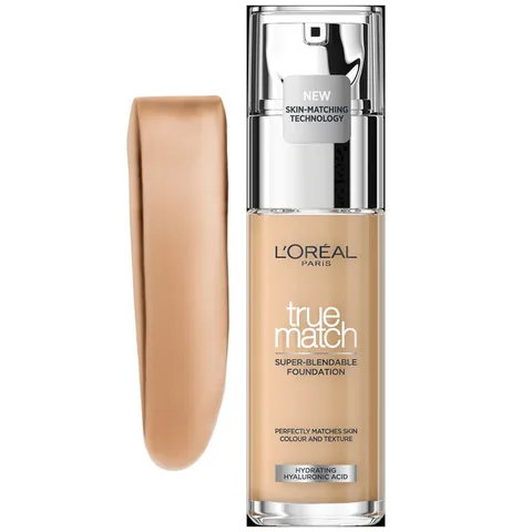 L'Oreal Paris كريم أساس لوريال باريس ترو ماتش سوبر بليندابل 30 مل 7 أيام 7 أسابيع ذهبي عنبري