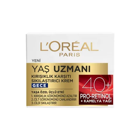 Крем для лица L'Oréal Paris Age Expert 40+ против морщин и для упругости ночной 50 мл