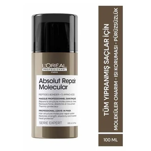 Loreal Professionnel Absolut Repair Molecular Mask for Damaged Hair 100 ml