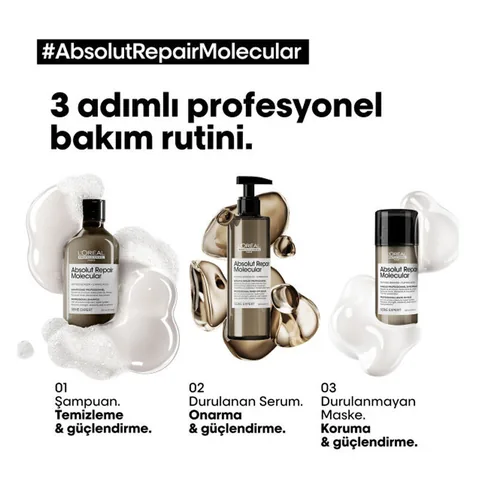 Loreal Professionnel Absolut Repair Molecular For Damaged Hair Shampoo 500 ml