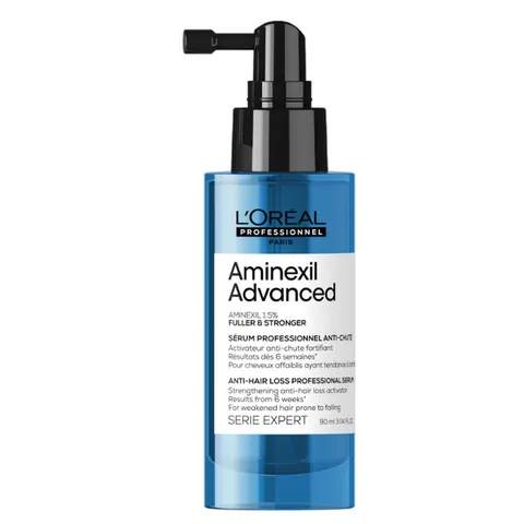 Loreal Professionnel Aminexil Advanced Anti-Hair Loss Strengthening Activator Serum for Thicker and Stronger Hair 90 ml
