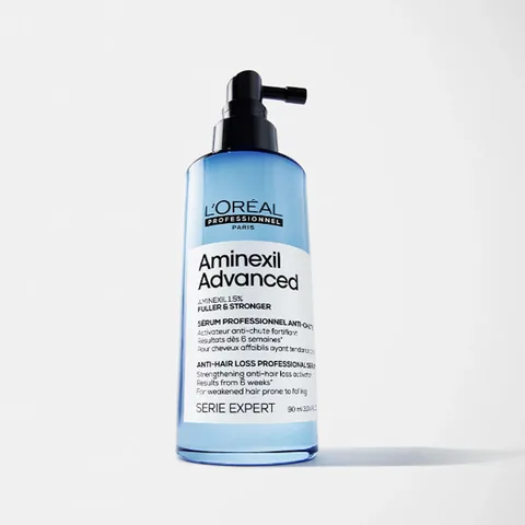 Loreal Professionnel Aminexil Advanced Anti-Hair Loss Strengthening Activator Serum for Thicker and Stronger Hair 90 ml